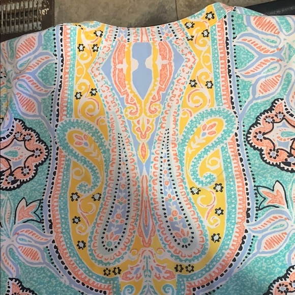 New Direcctions Colorful Paisley Women's Top - Picture 8 of 15